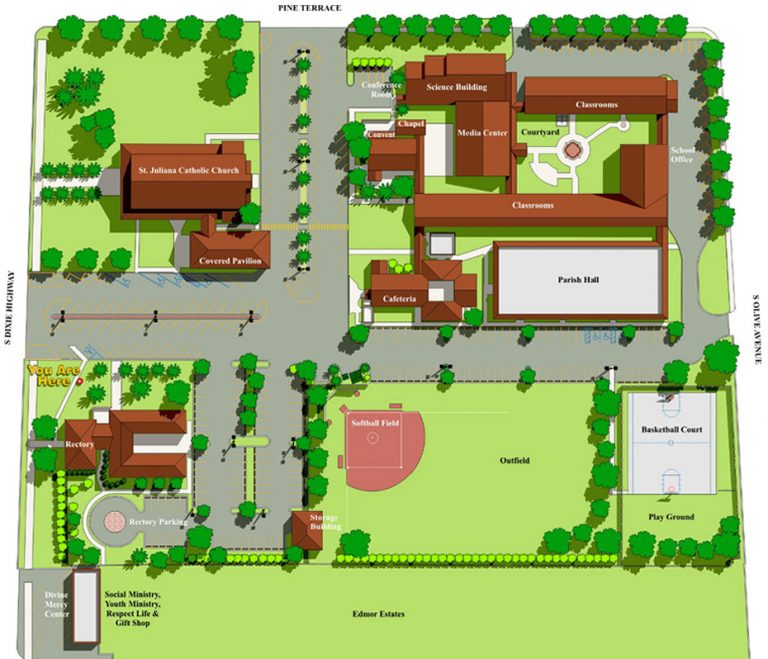 Campus Map – St. Juliana Catholic Church